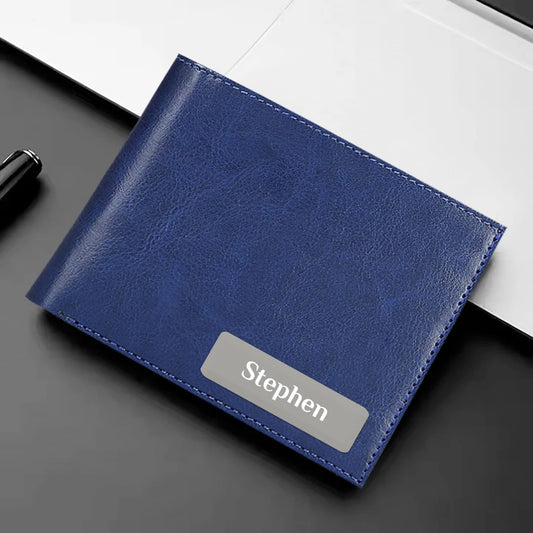 Perfect Gift for Mens : Stylish Personalized Wallet with Coin Pocket