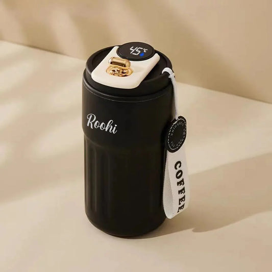 Personalized Gift : Premium LED Display Thermos Flask
