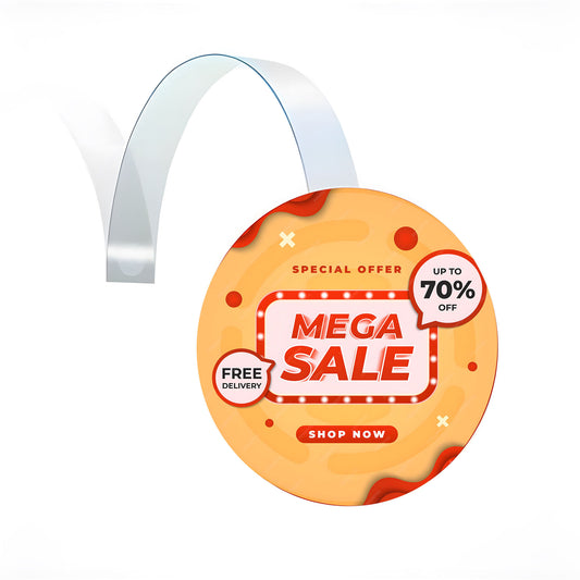 Shelf Dangler Printed From  Wobbler (MOQ 500)