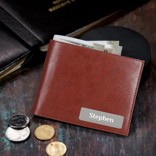 Personalized Gift : Stylish Personalized Wallet & Belt Combo for Men