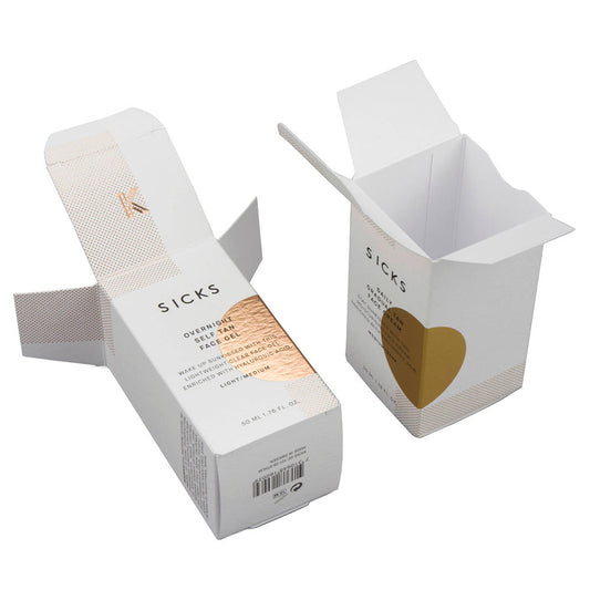 Custom Paper Foundation Beauty Cream Skin Care Makeup Cosmetic Carton Product Box Packaging (Qty 500 to 2000)