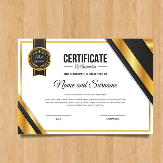 Professional Certificate Printing