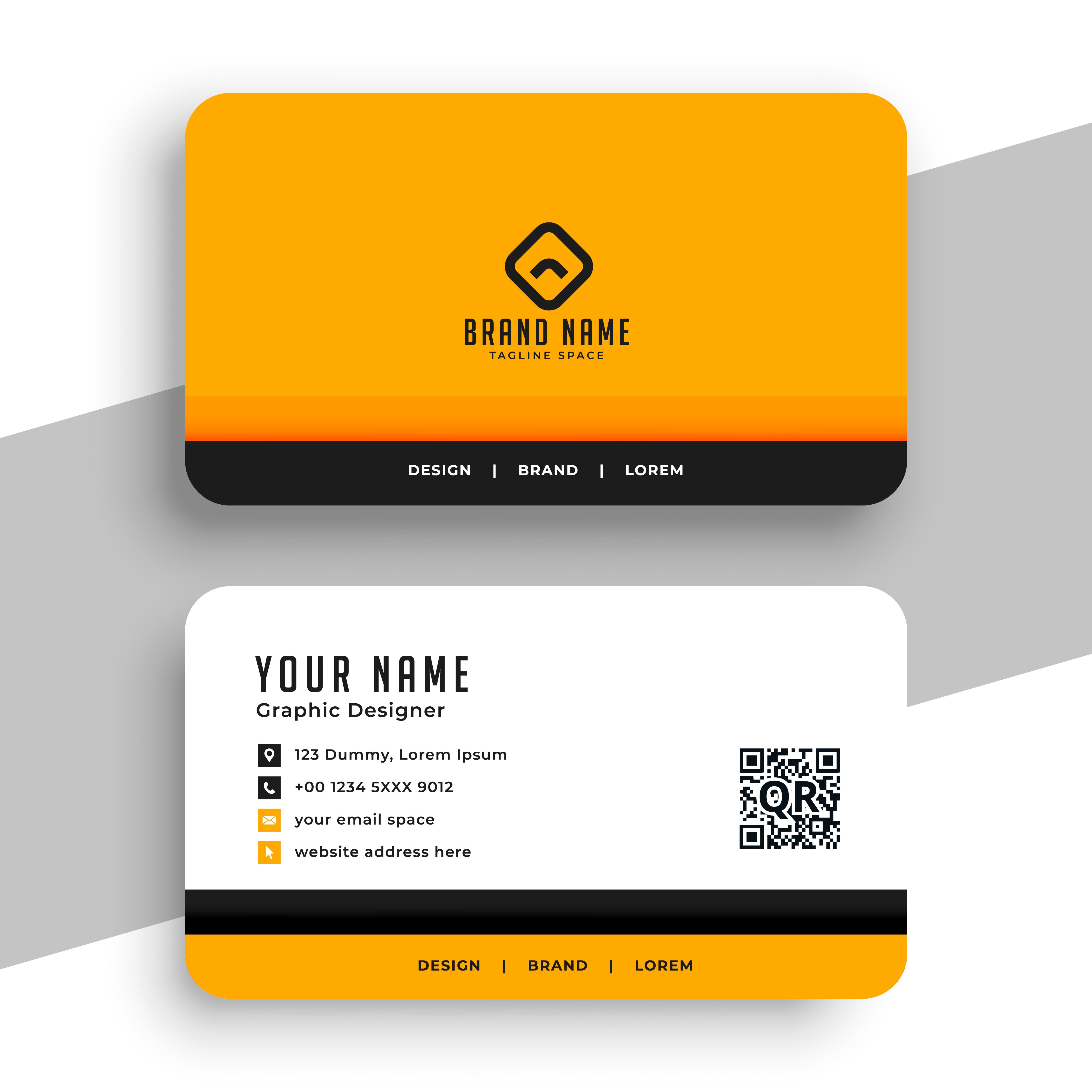 Rounded Corner Visiting Card Front and Back, Matt Lamination with Spot ...